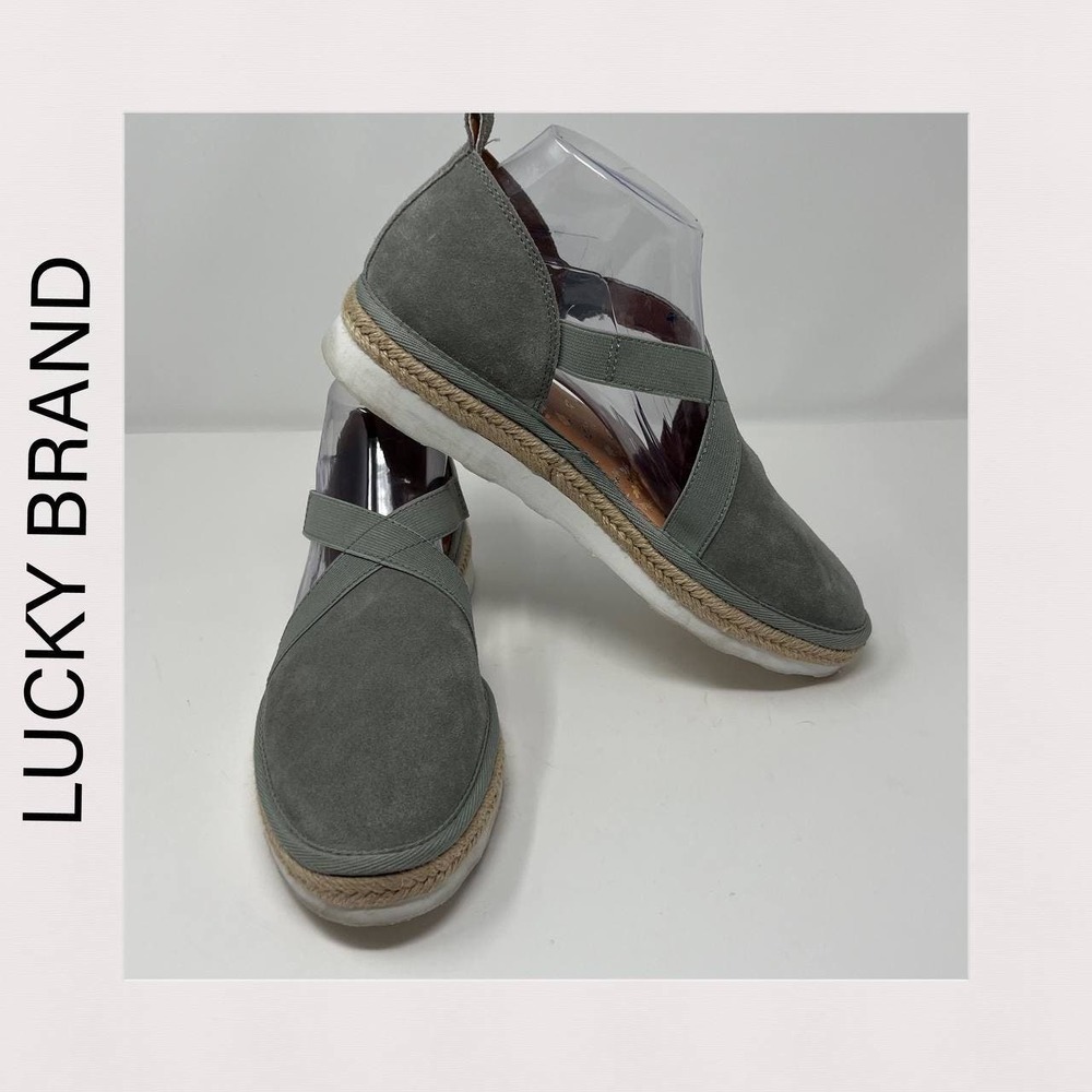 Lucky Brand Jenife Espadrille Women's Platform Slip-on Shoes Size 9.5